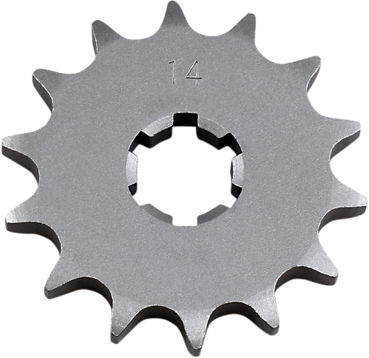 Yamaha 174-17461-40 countershaft sprocket by PARTS UNLIMITED with 14 teeth, shown in close-up detail