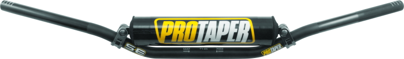 ProTaper SE YZ low handlebar in jet black, featuring ergonomic design for motocross and dirt bike riding.