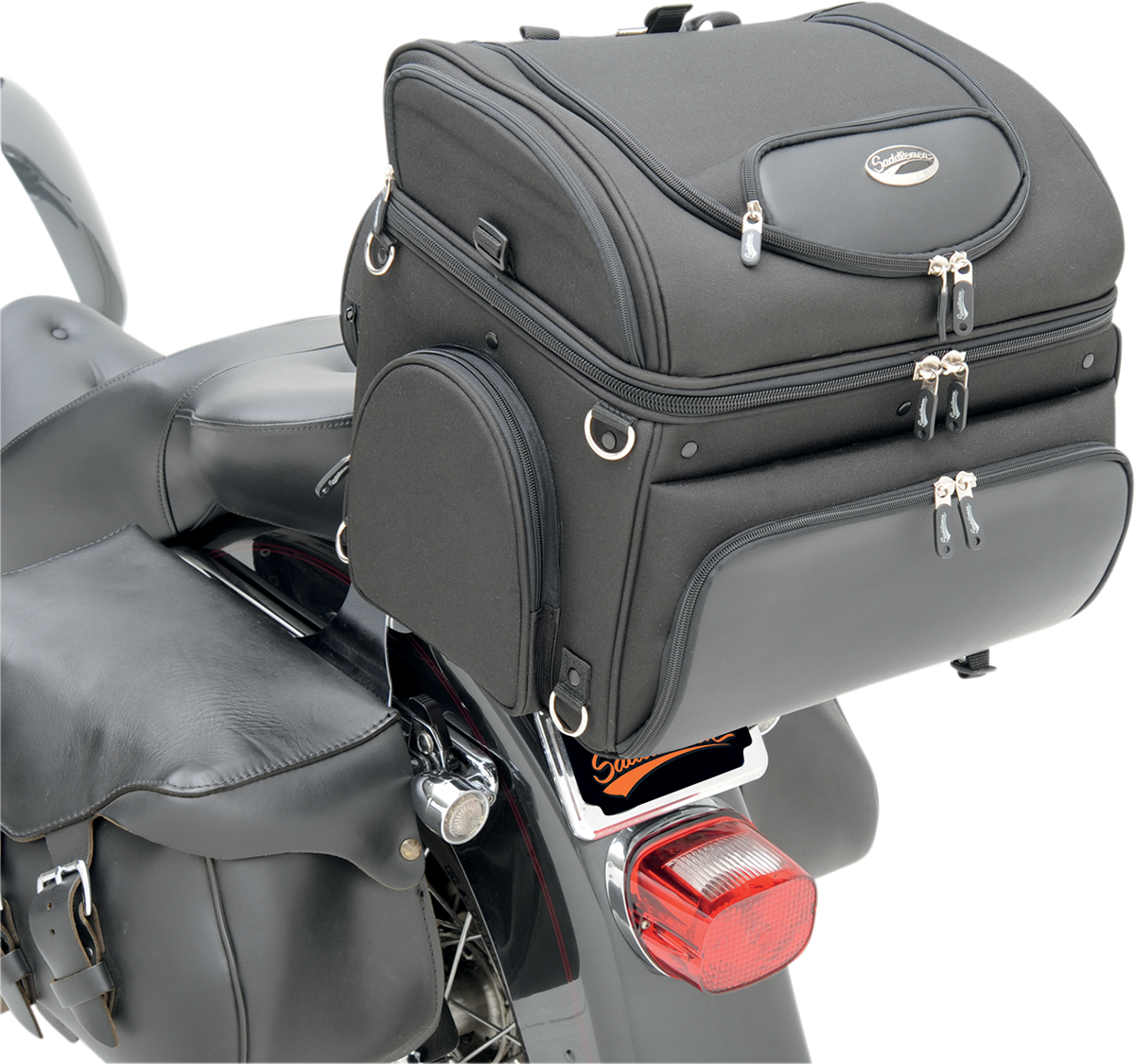 Bill's Exhausts SADDLEMEN Pet Voyager seat, motorcycle seat with padding and durable cover, designed for comfort and safety.