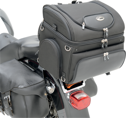 Bill's Exhausts SADDLEMEN Pet Voyager seat, motorcycle seat with padding and durable cover, designed for comfort and safety.