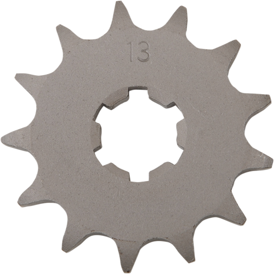 PARTS UNLIMITED Kawasaki countershaft sprocket with 13 teeth, designed for motorcycle drivetrain replacement.