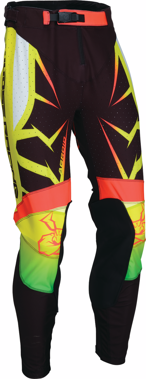 MOOSE Offroad Agroide Pants - Black/Yellow/White, US 28 (Part #2901-11419)