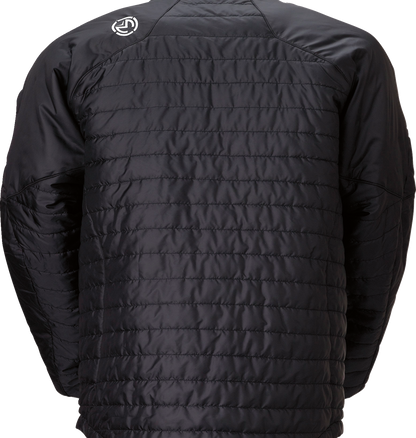 MOOSE OFFROAD Distinction Jacket 2XL, lightweight cold weather layering jacket, navy blue with zippered pockets and high collar.