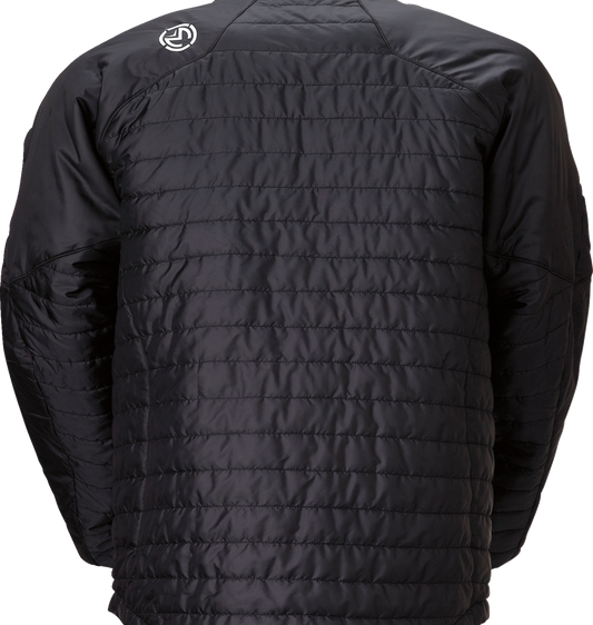 MOOSE OFFROAD Distinction Jacket 2XL, lightweight cold weather layering jacket, navy blue with zippered pockets and high collar.