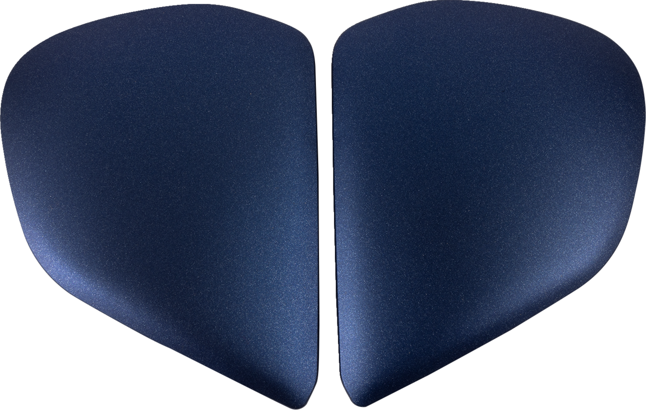 Blue Frost ARAI Helmets Vas-V Side Pods for helmets, featuring a sleek design and compatibility with ARAI motorcycle helmets.