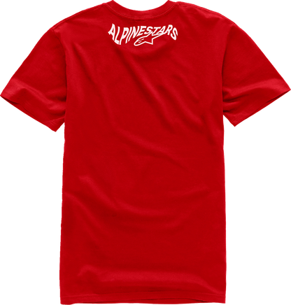 Red Bill's Exhausts Mantra Faded T-Shirt for men, medium size, with a stylish faded design and casual fit.
