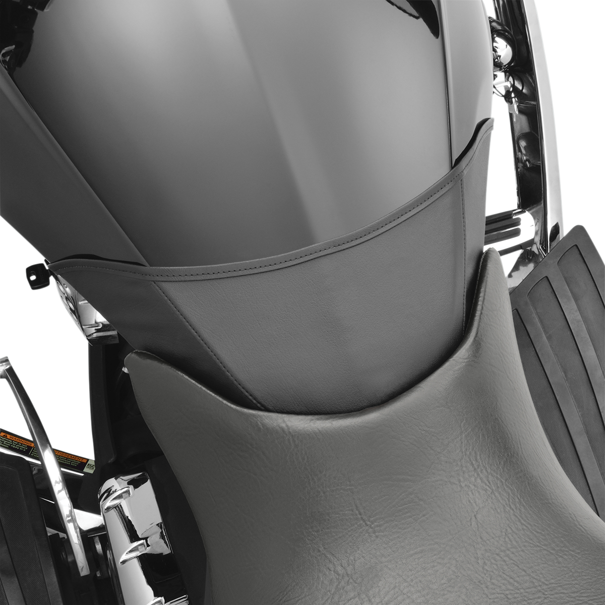 Bill's Exhausts SHOW CHROME Mini Bra Gas Tank for Victory V30-104BK engine, featuring chrome finish and compact design.