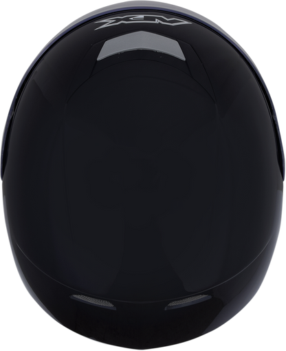Black AFX FX-99 helmet in large size, featuring a sleek design and aerodynamic shape for motorcycle riding protection.