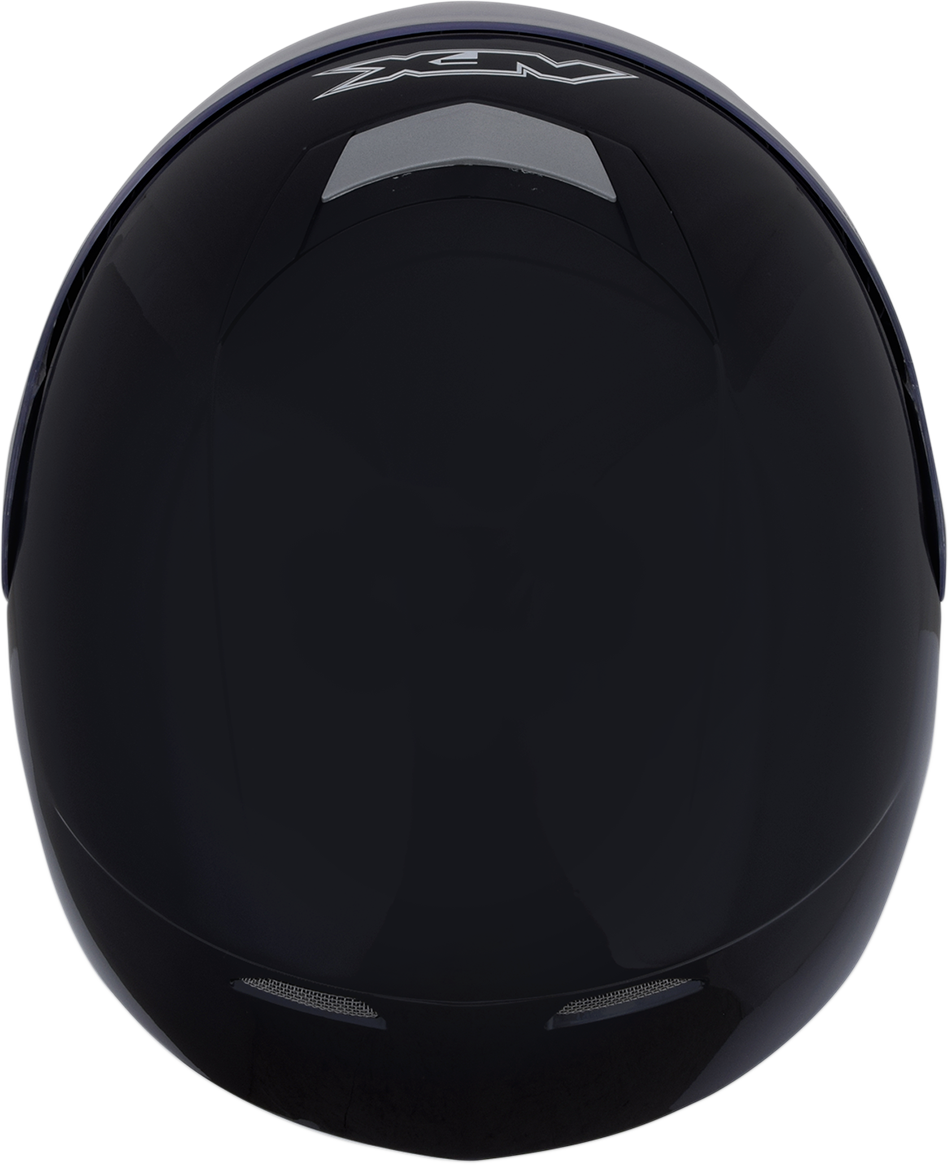 Bill's Exhausts AFX FX-99 helmet in large size with magnetic features, showing a sleek helmet design and secure fastening system.