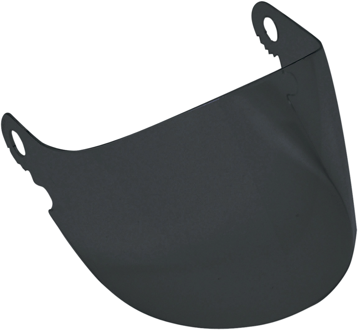 Bill's Exhausts AFX FX-50 helmet shield in dark smoke, outer visor with tinted, protective motorcycle helmet accessory.
