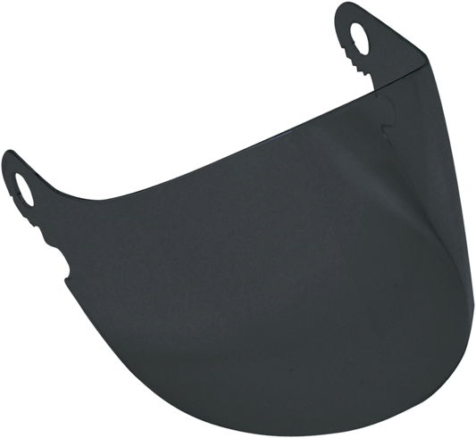 Bill's Exhausts AFX FX-50 helmet shield in dark smoke, outer visor with tinted, protective motorcycle helmet accessory.