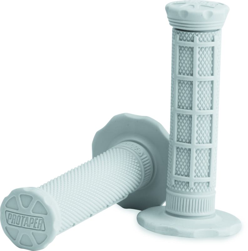 ProTaper 1/3 Micro Grips in medium light gray, designed for motorcycle handlebars by Bill's Exhausts.