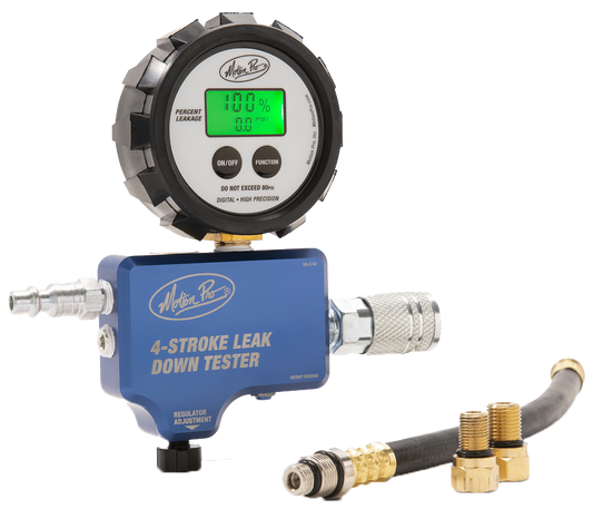 MOTION PRO, Motion Pro Digital Leak Down Tester 57-8740 for Engine Cylinder Testing