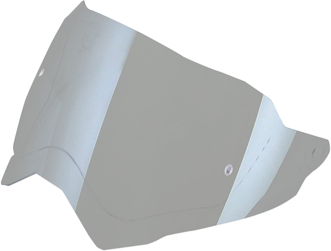 Bill's Exhausts AFX FX-41DS motorcycle helmet with silver mirror Pinlock shield, providing clear protection and stylish reflection.