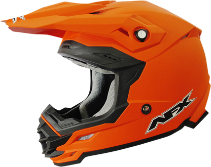 Bill's Exhausts AFX FX-19R helmet in matte orange, 2XL size, showing a sleek motorcycle helmet with a matte orange finish.