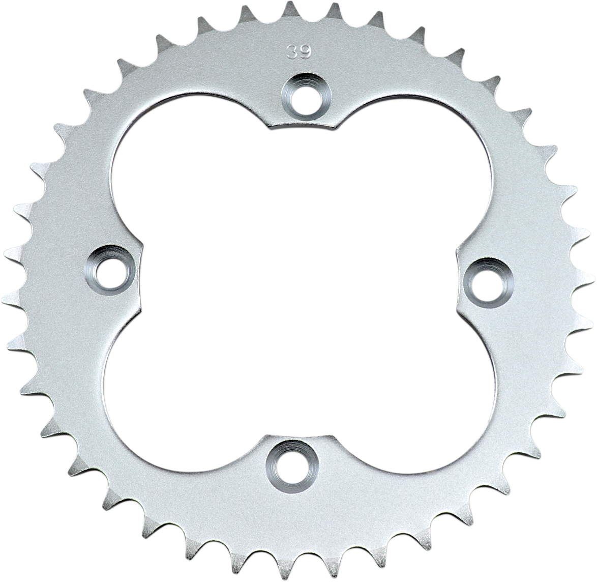 PARTS UNLIMITED 39-tooth rear sprocket for Honda 41201-HA2-671, designed for motorcycle drivetrain performance.
