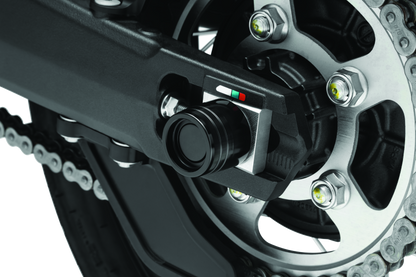 Kuryakyn Rear Axle Slide for Honda CRF1000L Africa Twin and Adventure Sports models, showing the black axle slide part.