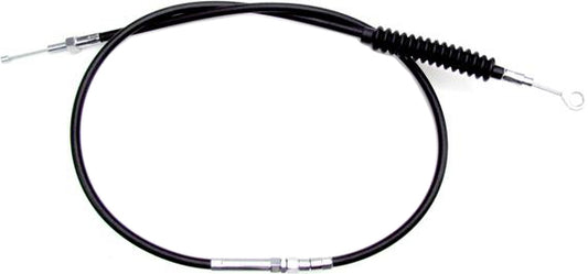 Motion Pro black vinyl clutch cable, lightweight design, part #06-0165, for enhanced motorcycle clutch performance.