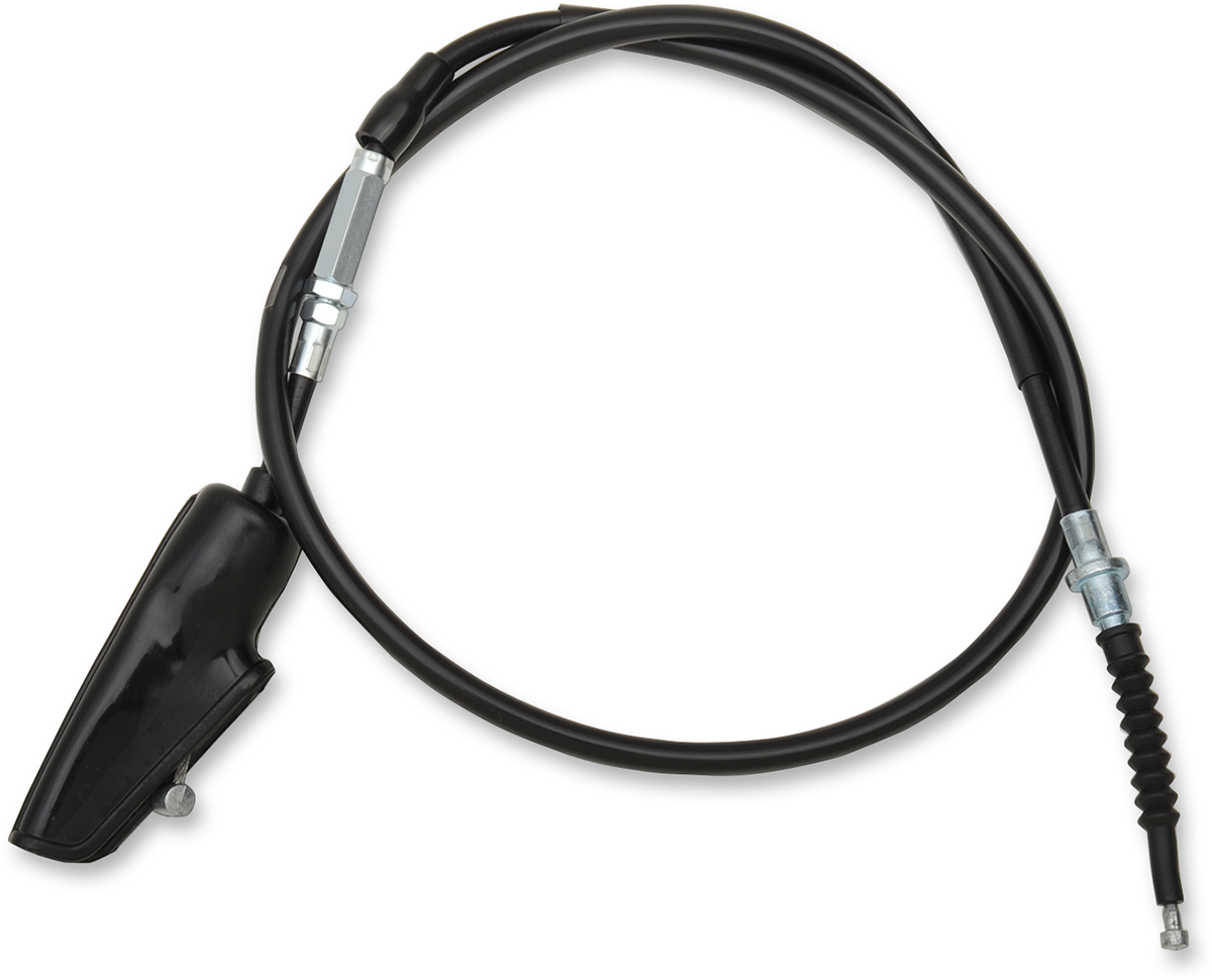 Parts Unlimited vinyl clutch cable for Yamaha 4JY motorcycle, featuring durable construction and secure fitting.