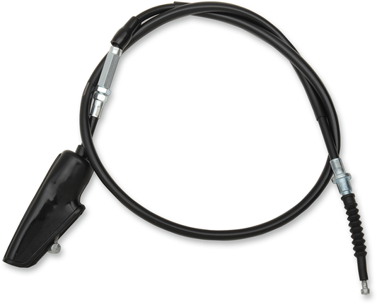 Parts Unlimited vinyl clutch cable for Yamaha 4JY motorcycle, featuring durable construction and secure fitting.