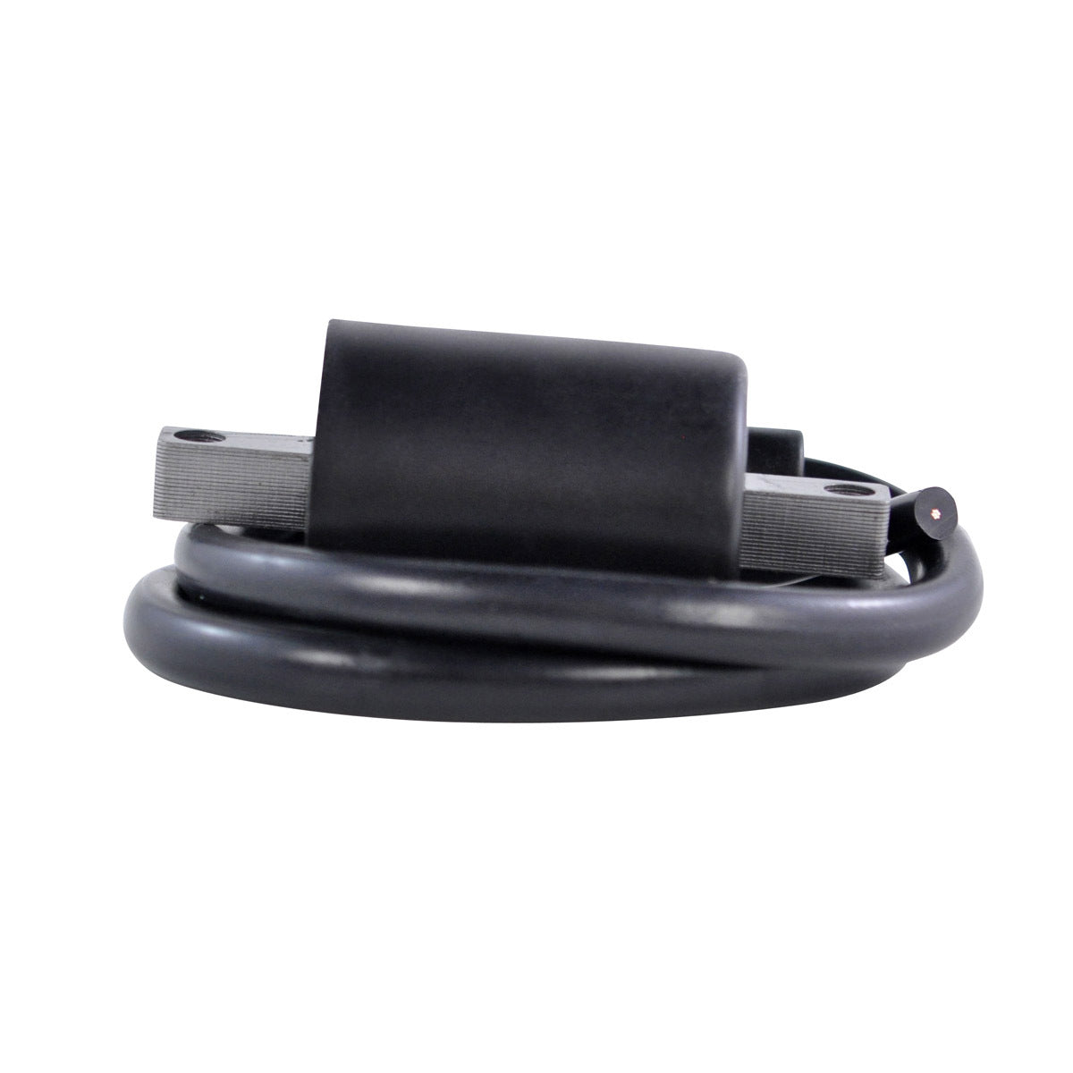 RM STATOR external ignition coil, part number RM06154, showing the coil with electrical connections and mounting features.
