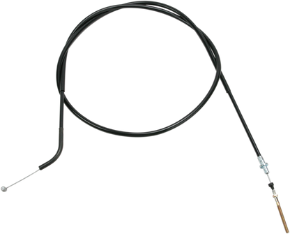Parts Unlimited rear vinyl brake cable for Yamaha 3HN motorcycles, detailed view of the durable cable and connector.