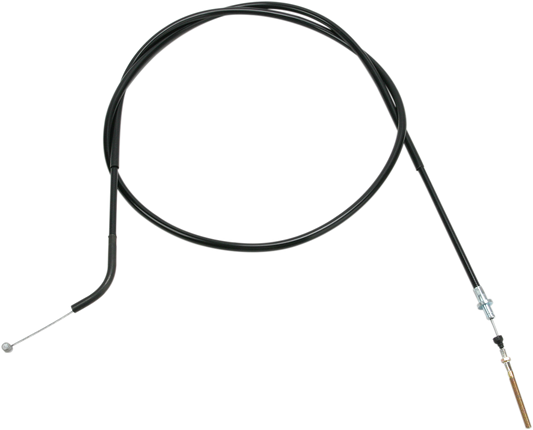 Parts Unlimited rear vinyl brake cable for Yamaha 3HN motorcycles, detailed view of the durable cable and connector.