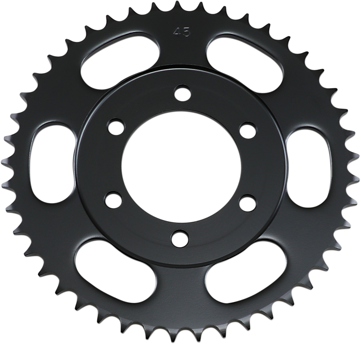 PARTS UNLIMITED Yamaha rear sprocket with 45 teeth, designed for motorcycle drivetrain replacement.