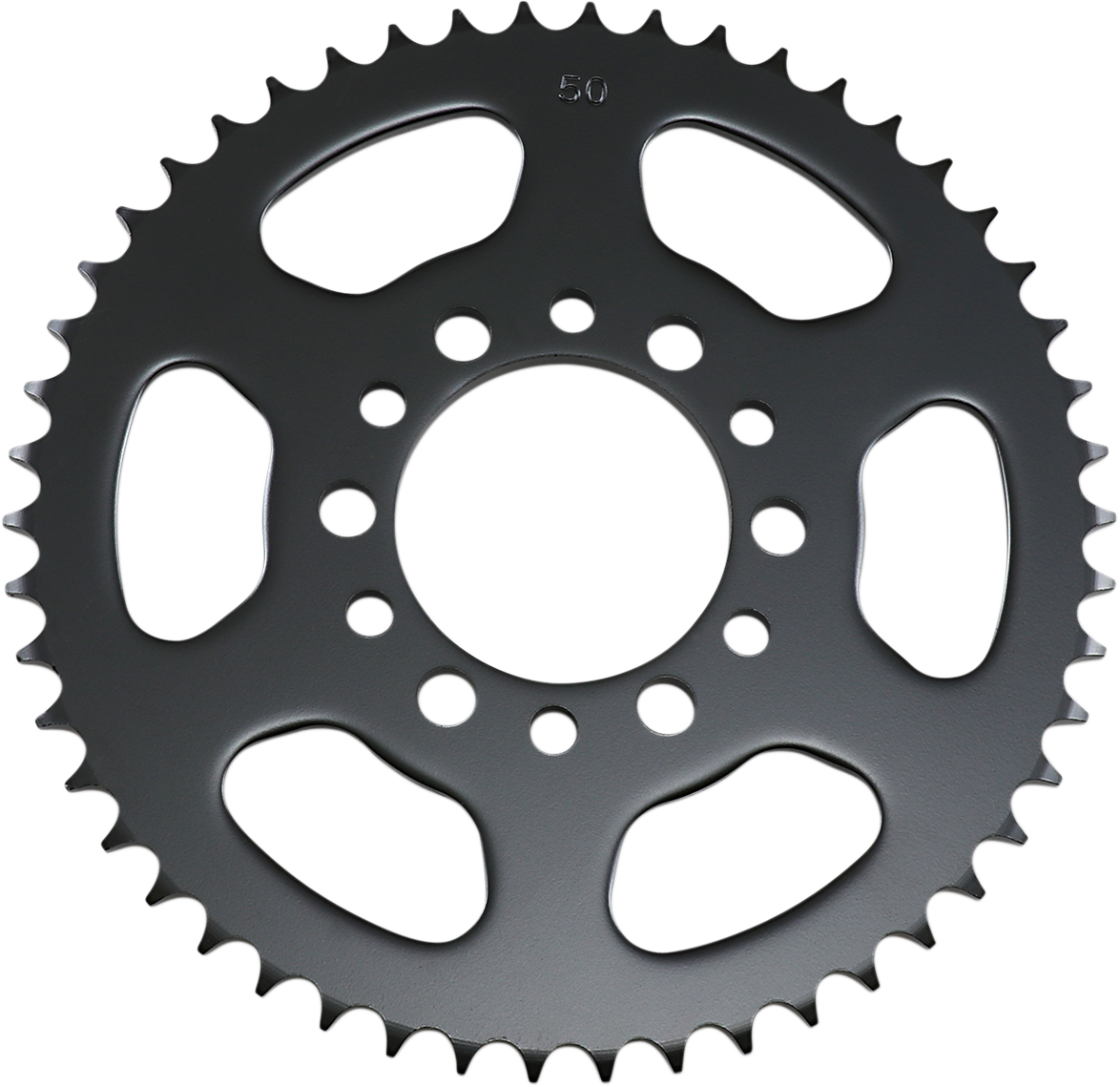 Parts Unlimited Yamaha 15A-25450-10 rear sprocket with 50 teeth, designed for durable motorcycle performance.