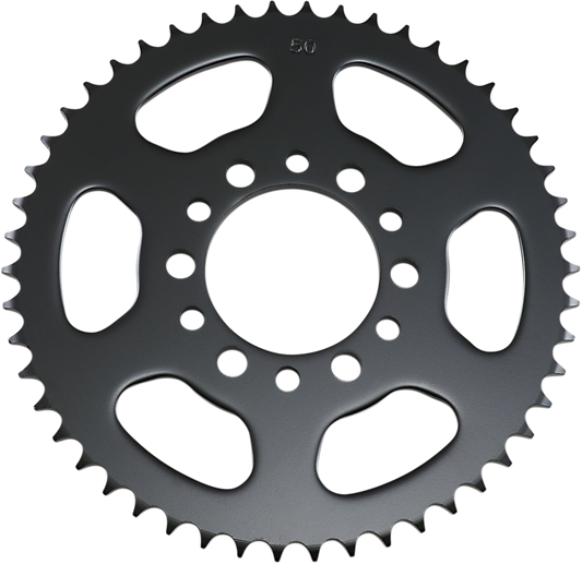 Parts Unlimited Yamaha 15A-25450-10 rear sprocket with 50 teeth, designed for durable motorcycle performance.