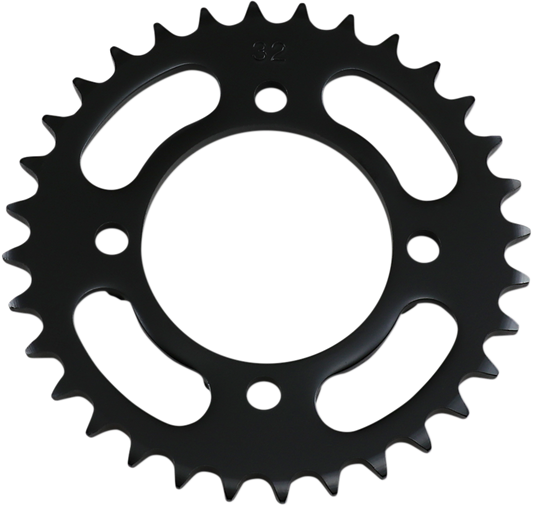 Yamaha motorcycle rear sprocket by PARTS UNLIMITED, 32-tooth gear for bike drivetrain replacement.