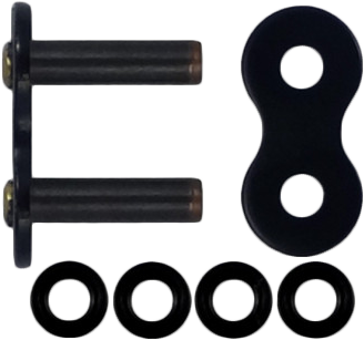 RK EXCEL, RK EXCEL Bl530ZXW Drive Chain Black M/L Rivet - High-Performance Motorcycle Chain for Racing and Street Use