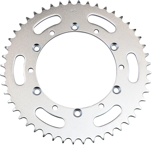 Parts Unlimited 48-tooth rear sprocket for Kawasaki and Suzuki motorcycles, designed for 42041-1103 model.