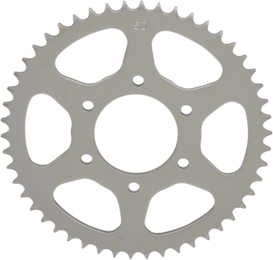 PARTS UNLIMITED 50-tooth rear sprocket for Kawasaki 42041-146, durable metal gear for motorcycle drivetrain.