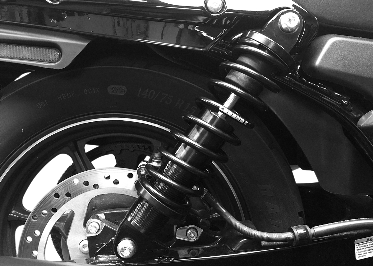 Legend Suspension Revo Street shocks, 12-inch heavy-duty black suspension shocks for trucks and off-road vehicles.