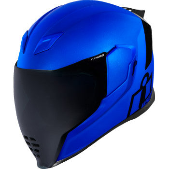 Blue ICON Airflite™ helmet with Jewel design, MIPS® safety feature, size 2XL, shown from a side angle.