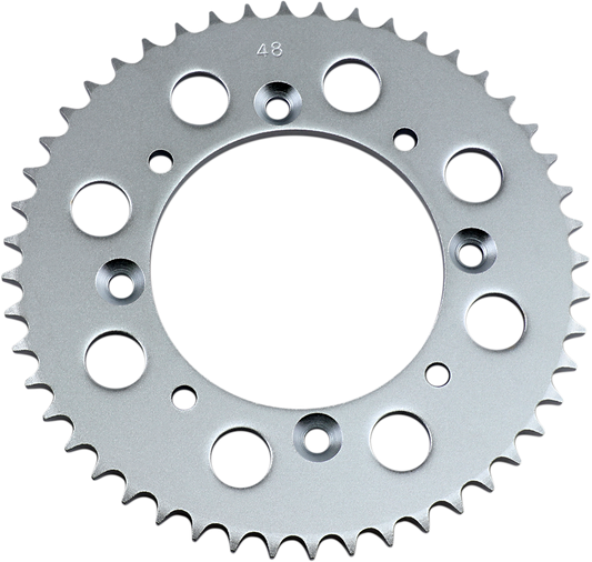 PARTS UNLIMITED rear sprocket with 48 teeth for Suzuki and Yamaha motorcycles, part number 64511-20920-48, metal gear component