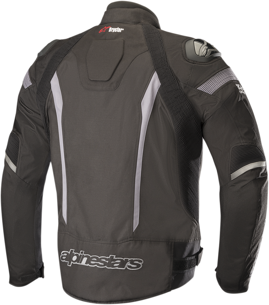 Black ALPINESTARS T-Missile Drystar® motorcycle jacket in small size, featuring protective design and durable fabric.