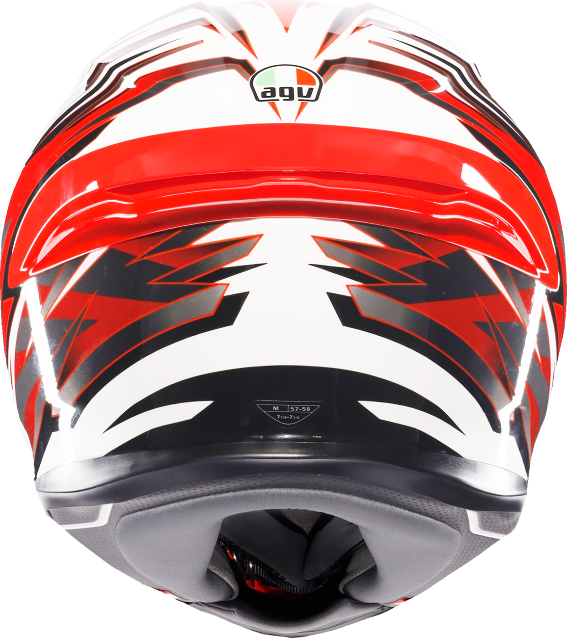 AGV K6 S Helmet Reeval White/Red/Gray 2XL – Advanced Safety and Aerodynamics