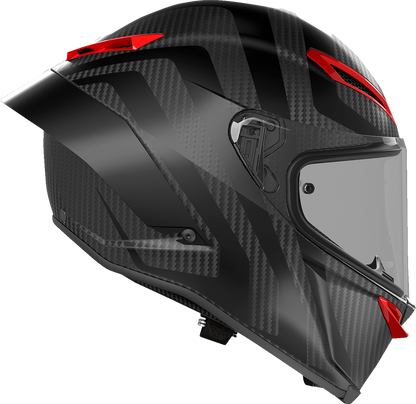 AGV Pista GP RR Intrepido Matte Carbon/Black/Red Helmet XL – Premium Racing Helmet with Advanced Safety and Comfort Features