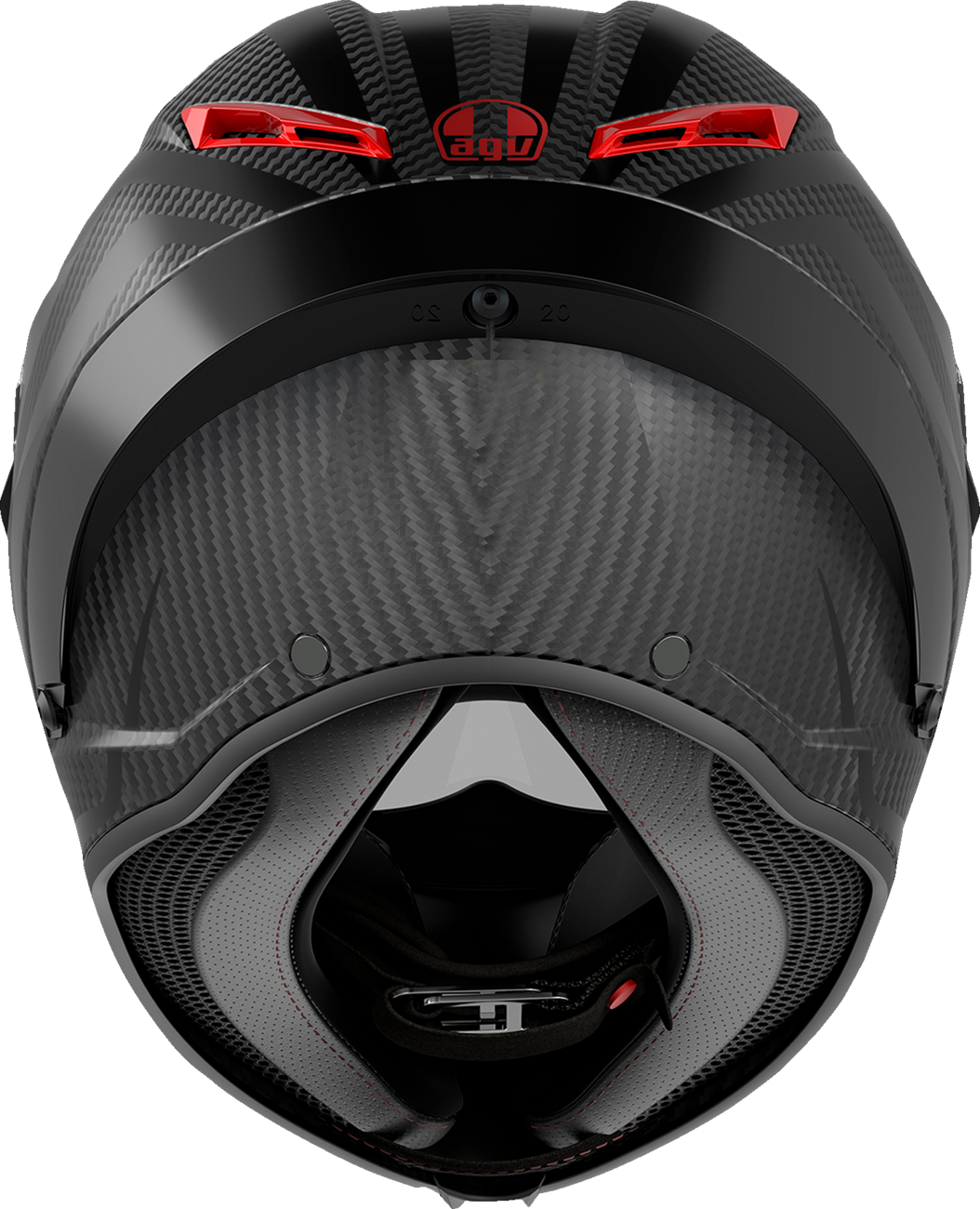 AGV Pista GP RR Intrepido Matte Carbon/Black/Red Helmet XL – Premium Racing Helmet with Advanced Safety and Comfort Features