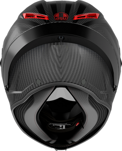 AGV Pista GP RR Intrepido Matte Carbon/Black/Red Helmet XL – Premium Racing Helmet with Advanced Safety and Comfort Features