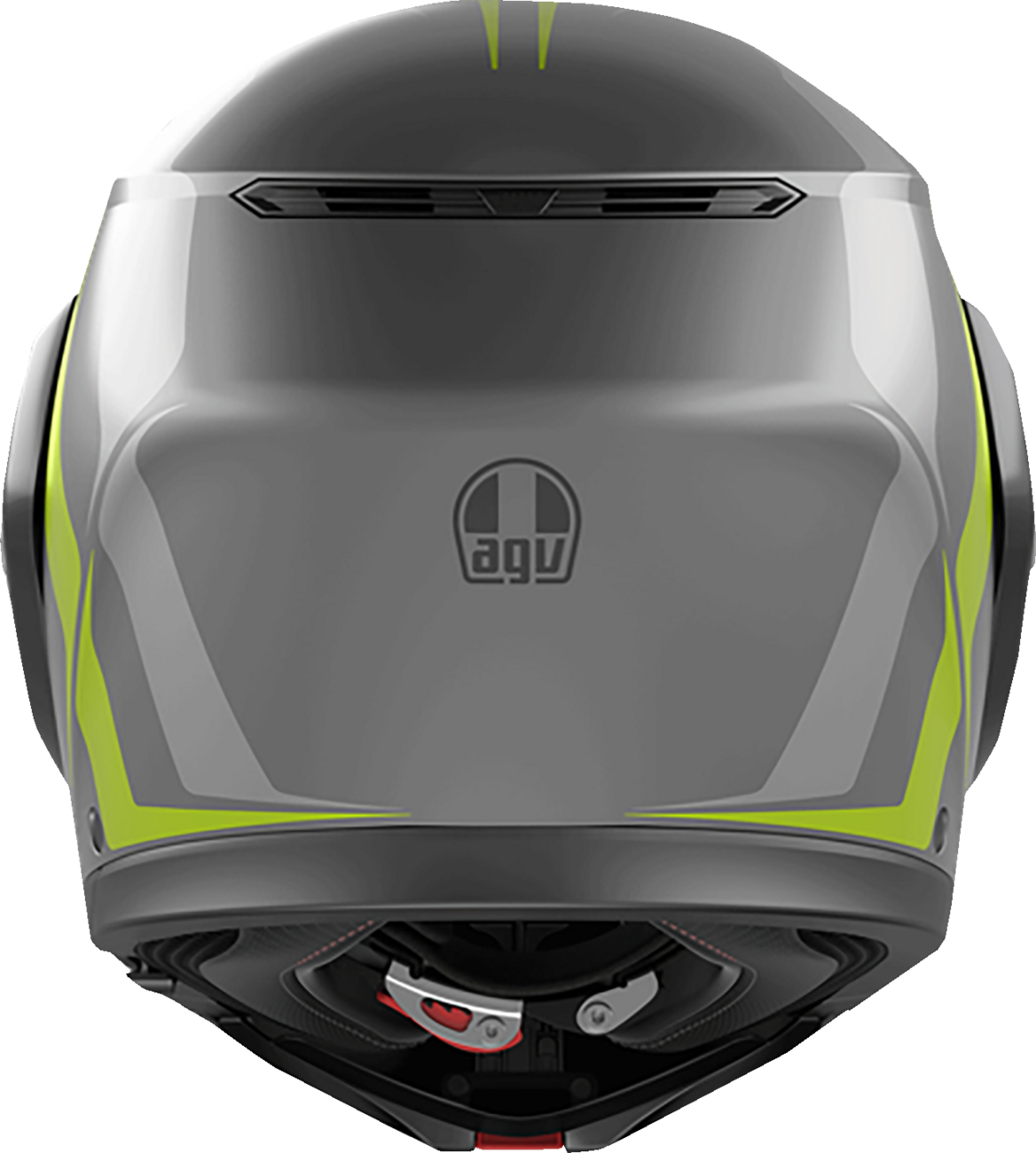 AGV Streetmodular Helmet Resia 2XL Matte Gray Black Yellow Fluo - Part 21182960020072X