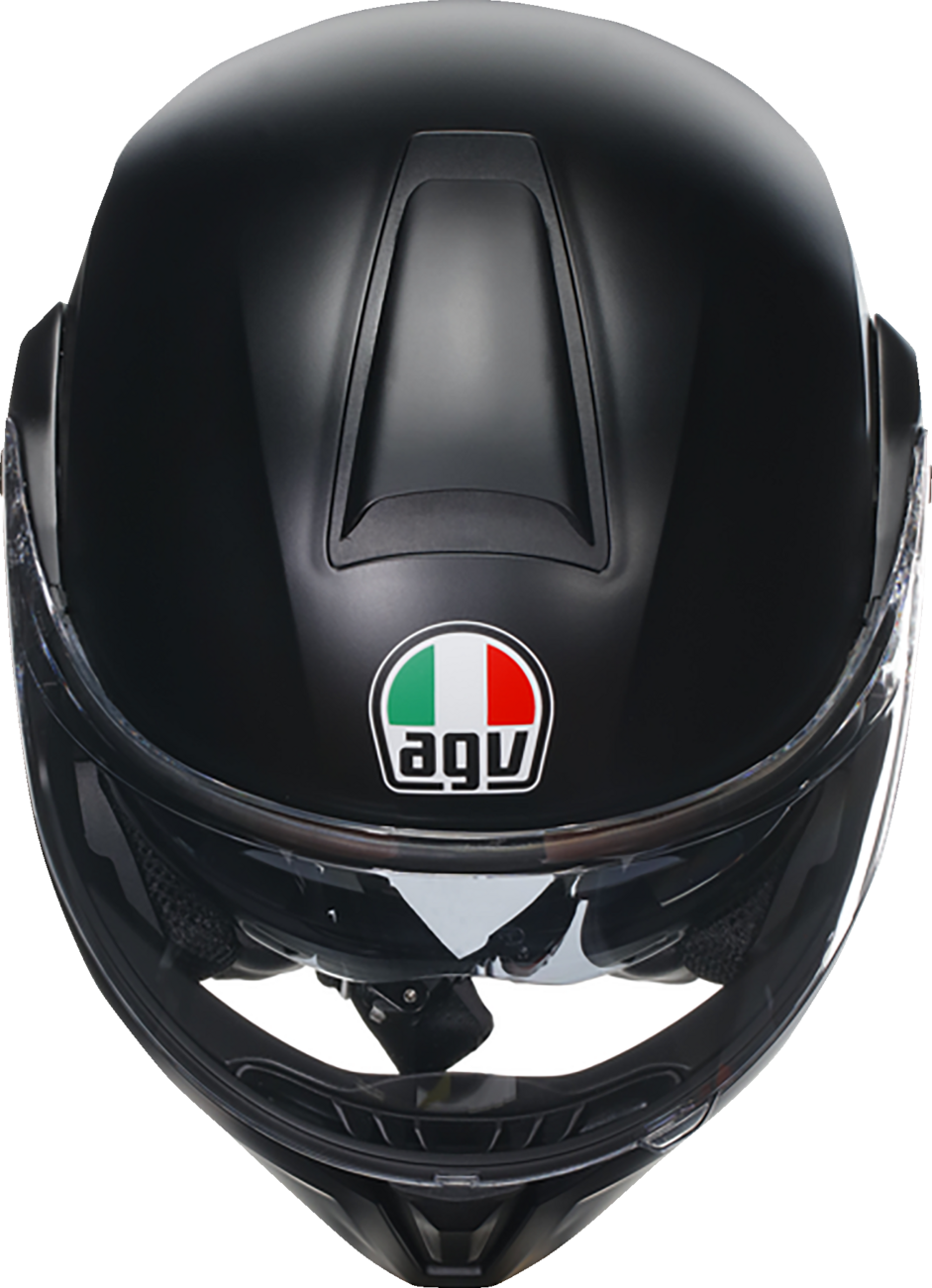 AGV Streetmodular Helmet Mono Matte Black 2XL – Versatile Motorcycle Helmet with Pinlock® 70 and Anti-Scratch Visor