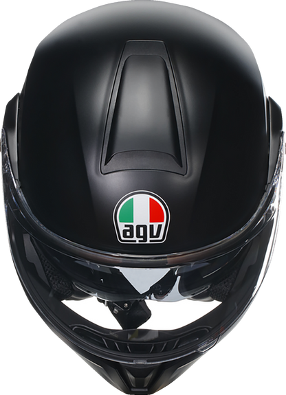 AGV Streetmodular Helmet Mono Matte Black 2XL – Versatile Motorcycle Helmet with Pinlock® 70 and Anti-Scratch Visor