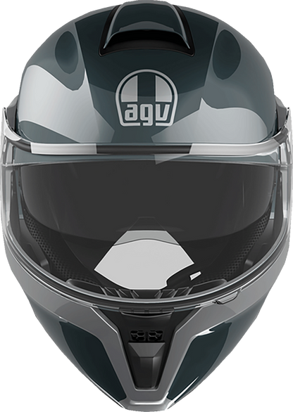 AGV Streetmodular Helmet Levico Gray/Silver Small 2118296002003S for Motorcycle Riding