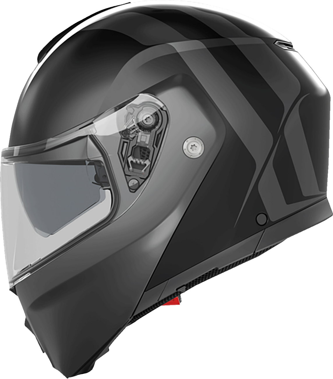 AGV Streetmodular Helmet Resia Matte Black/Gray Medium (Part #2118296002005M)