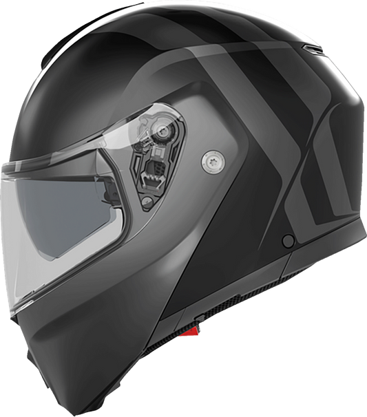 AGV Streetmodular Helmet Resia Matte Black/Gray Medium (Part #2118296002005M)