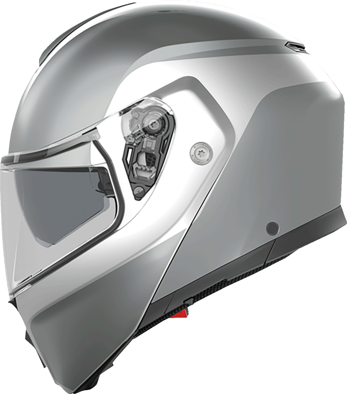 AGV Streetmodular Helmet Levico Double Light Gray 2XL - Versatile Motorcycle Helmet with Pinlock® 70 MaxVision™