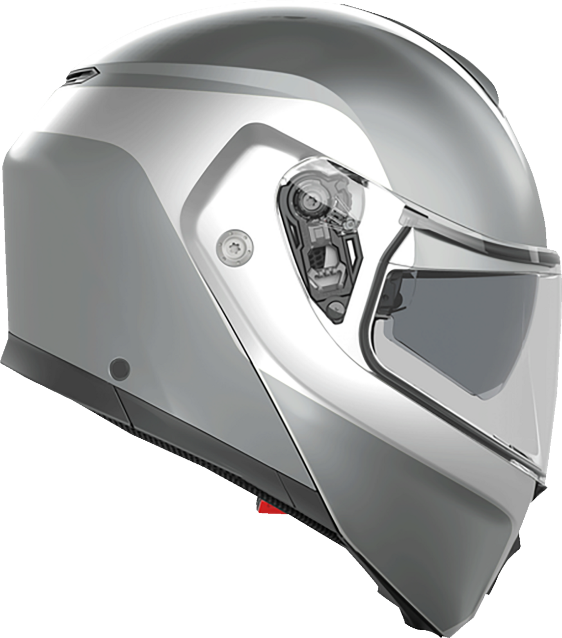 AGV Streetmodular Helmet Levico Double Light Gray 2XL - Versatile Motorcycle Helmet with Pinlock® 70 MaxVision™